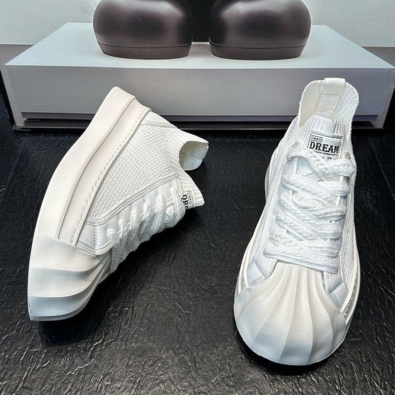 Giày Sneaker Dệt Kim Thoáng Khí Thời Trang Mùa Hè 2023 Phong Cách Hàn Quốc Cho Nam