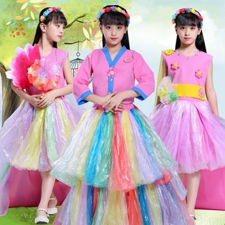 Trang phục biểu diễn thời trang trẻ em june 1st thân thiện với môi trường 9.18