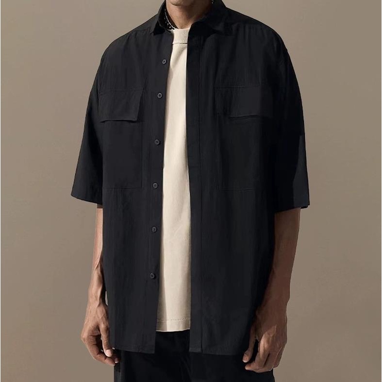 Sợ Hãi Sương Mù Của Thần Thứ 7 Áo Sơ Mi Có Túi