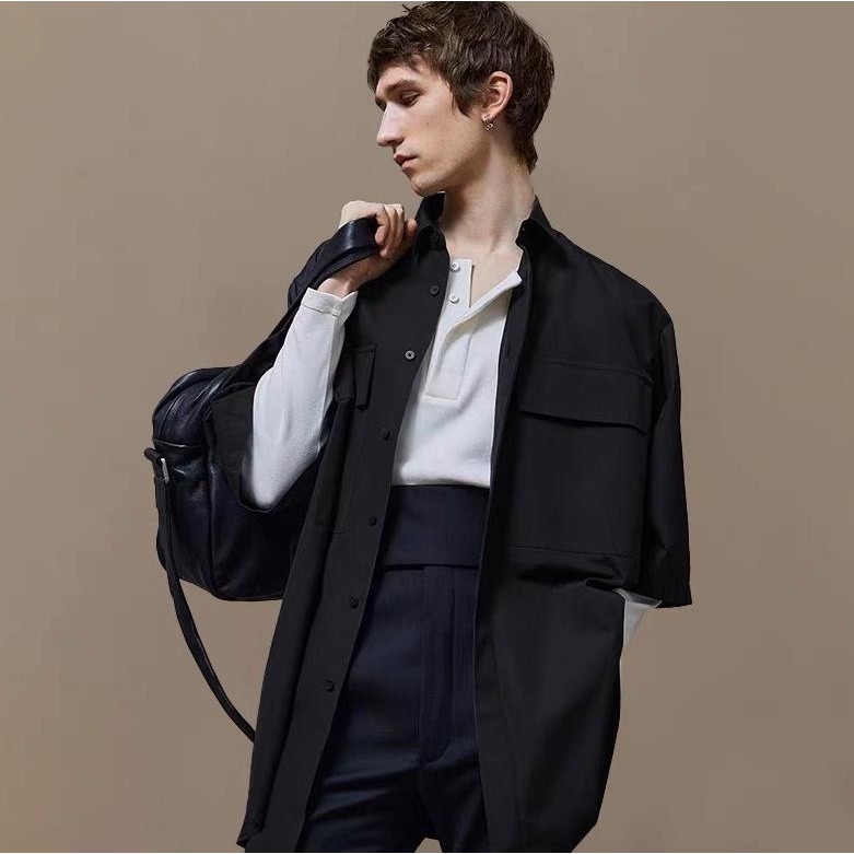 Sợ Hãi Sương Mù Của Thần Thứ 7 Áo Sơ Mi Có Túi