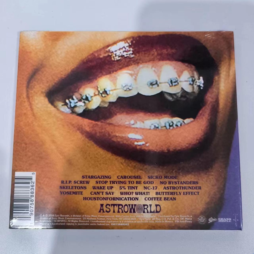 Đĩa cd album astroworld c10 m04 Của travis scott