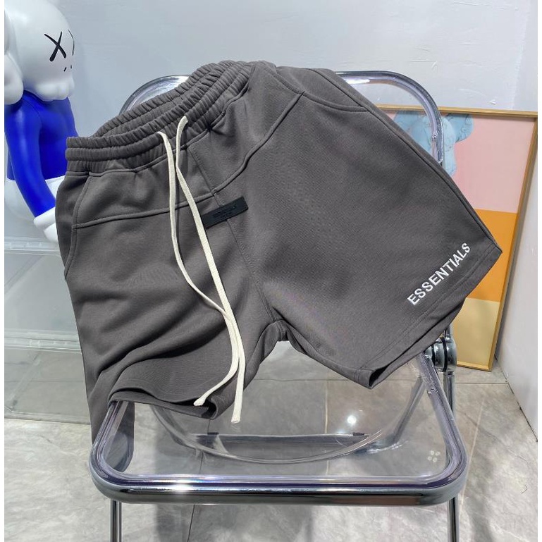 Hàng Có Sẵn! Áo Thun cotton Phong Cách Mới#复线ESSENTIALS Áo Thun Ngắn Tay Thêu Chữ Cá Tính Trẻ Trung