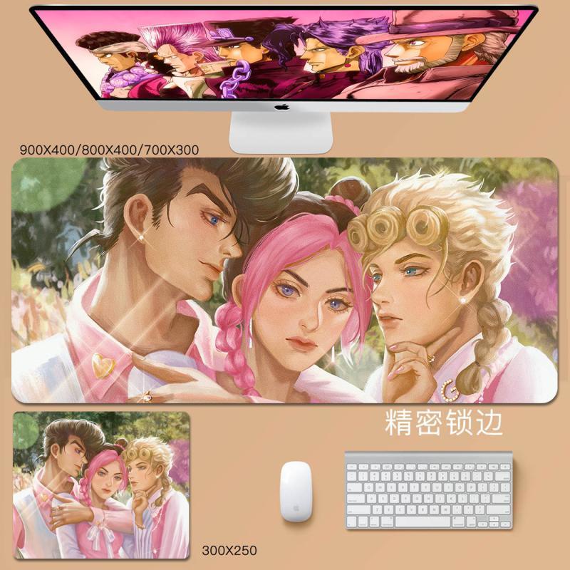Tấm Lót Chuột Và Bàn Phím In Hình Nhân Vật Jojo 'S bizarre adventure