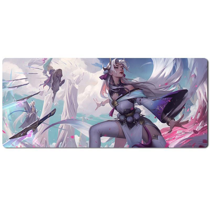Lol sword girl Tấm Lót Chuột Hình Liên Minh Huyền Thoại Độc Đáo