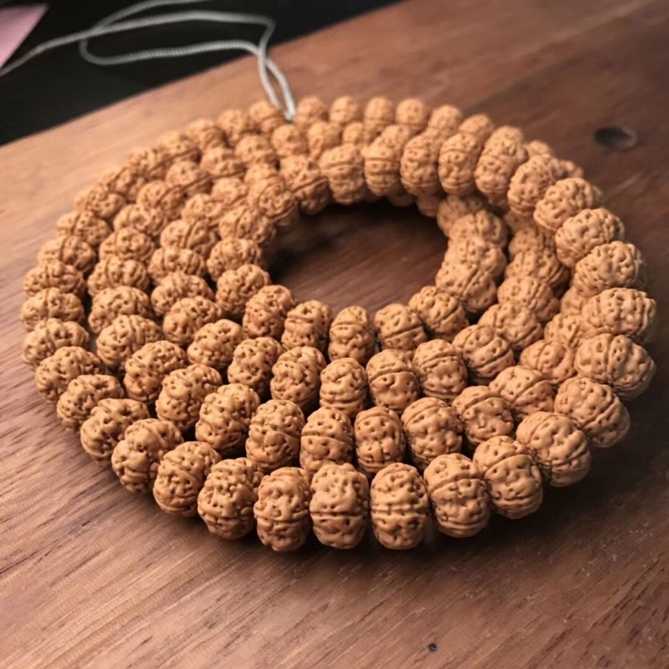 Chuỗi 108 Hạt Bồ Đề 6mm Trang Trí Vòng Tay Phong Cách Phật Giáo
