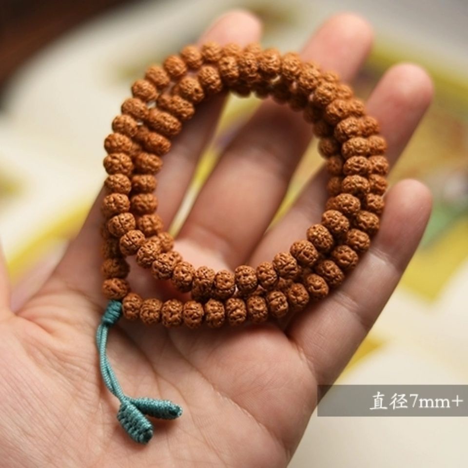 Chuỗi 108 Hạt Bồ Đề 6mm Trang Trí Vòng Tay Phong Cách Phật Giáo