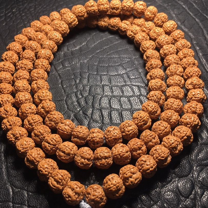 Chuỗi 108 Hạt Bồ Đề 6mm Trang Trí Vòng Tay Phong Cách Phật Giáo