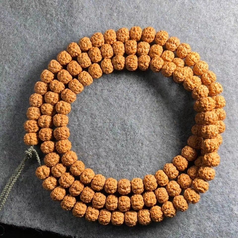 Chuỗi 108 Hạt Bồ Đề 6mm Trang Trí Vòng Tay Phong Cách Phật Giáo