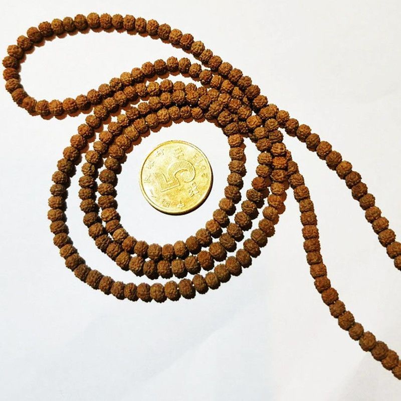 Chuỗi 108 Hạt Bồ Đề 6mm Trang Trí Vòng Tay Phong Cách Phật Giáo