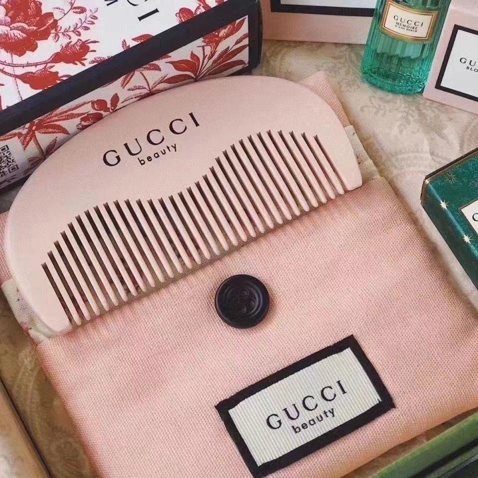 Lược Gỗ Đào mini Cầm Tay Phong Cách gucci Màu Hồng Đào li jiaqi Khuyến Nghị Làm Quà Tặng Cho Học Sinh