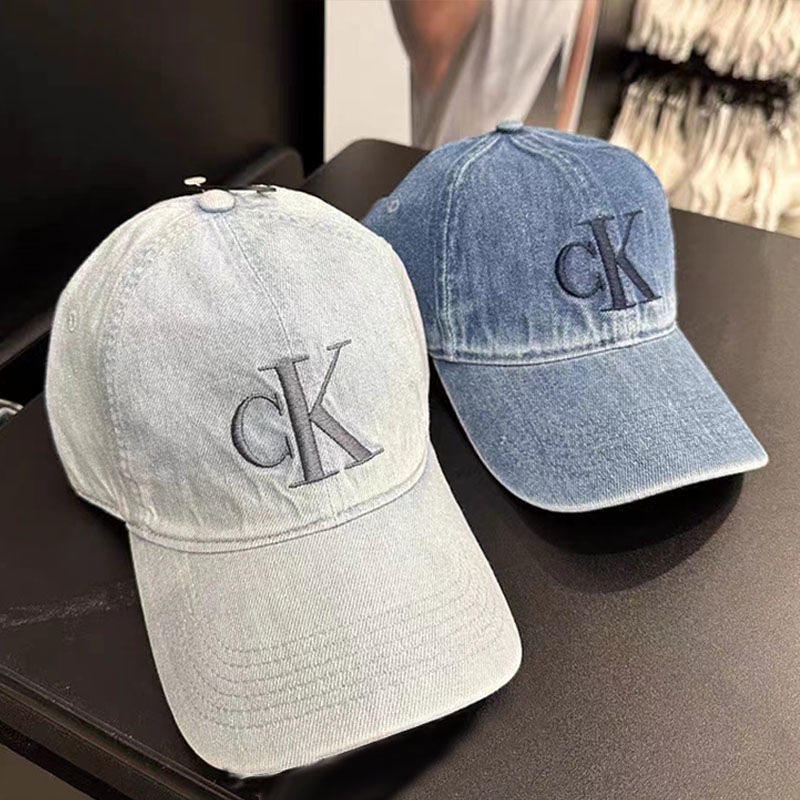 Mũ Bóng Chày ck Thêu Chữ c.k Phong Cách Đường Phố Cho Nam Và Nữ