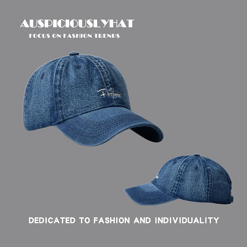 Mũ Lưỡi Trai denim Chống Nắng Thời Trang Xuân Hè Dành Cho Nam Nữ