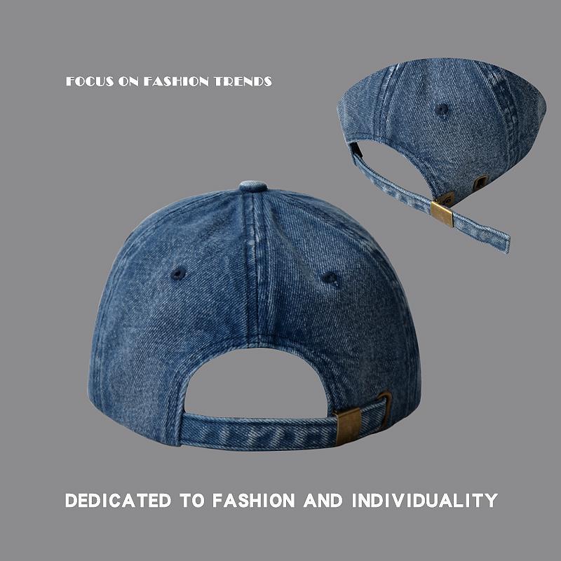 Mũ Lưỡi Trai denim Chống Nắng Thời Trang Xuân Hè Dành Cho Nam Nữ