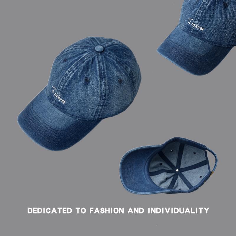 Mũ Lưỡi Trai denim Chống Nắng Thời Trang Xuân Hè Dành Cho Nam Nữ