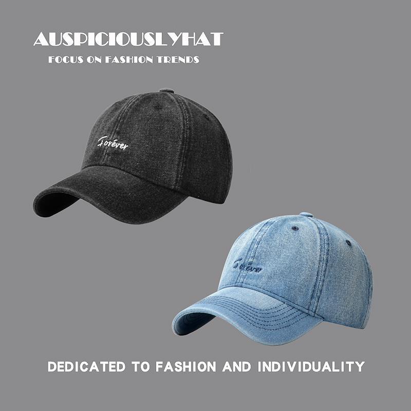 Mũ Lưỡi Trai denim Chống Nắng Thời Trang Xuân Hè Dành Cho Nam Nữ