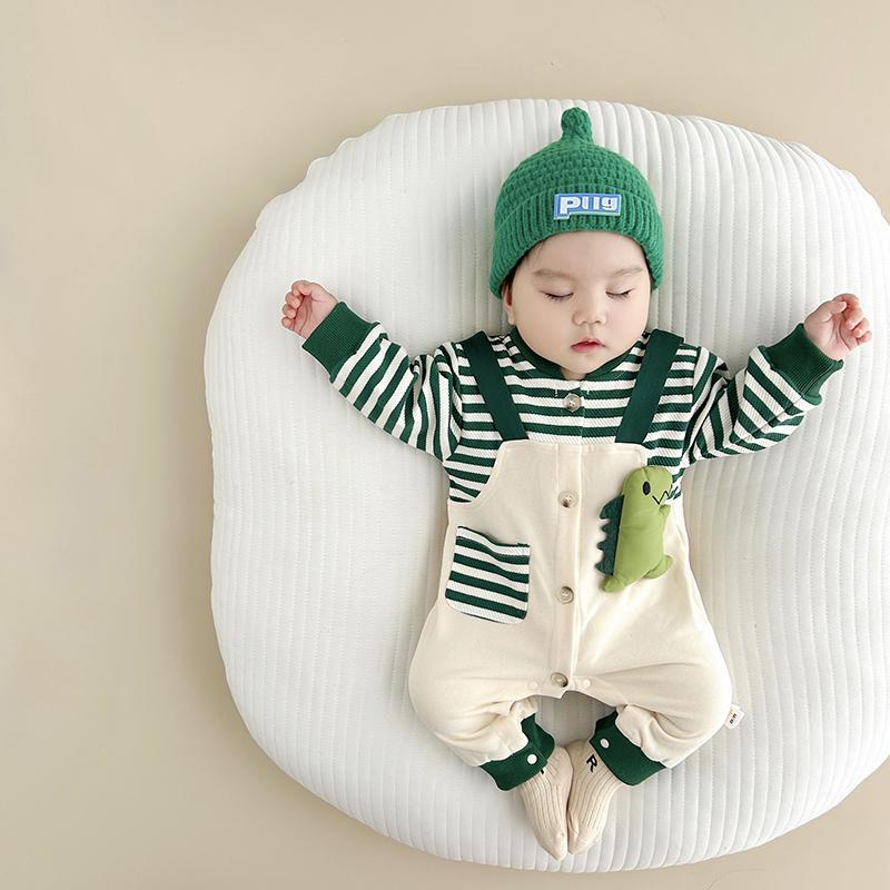 Bộ Áo Liền Quần Giả Hai Mảnh Phong Cách Phương Tây Dễ Thương Cho Bé Sơ Sinh