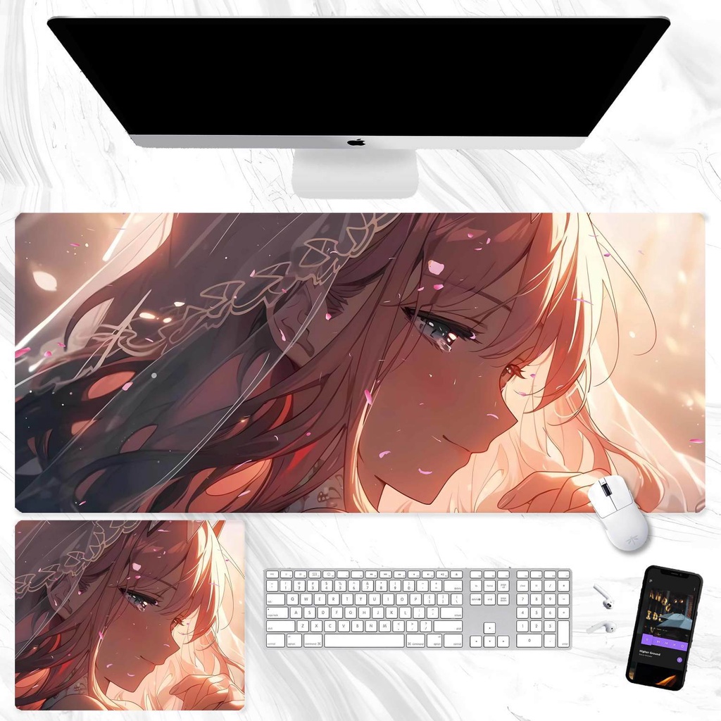 Tấm Lót Chuột Và Bàn Phím Cỡ Lớn 02 Hai Chiều Họa Tiết Hoạt Hình anime Dành Cho Nam Nữ