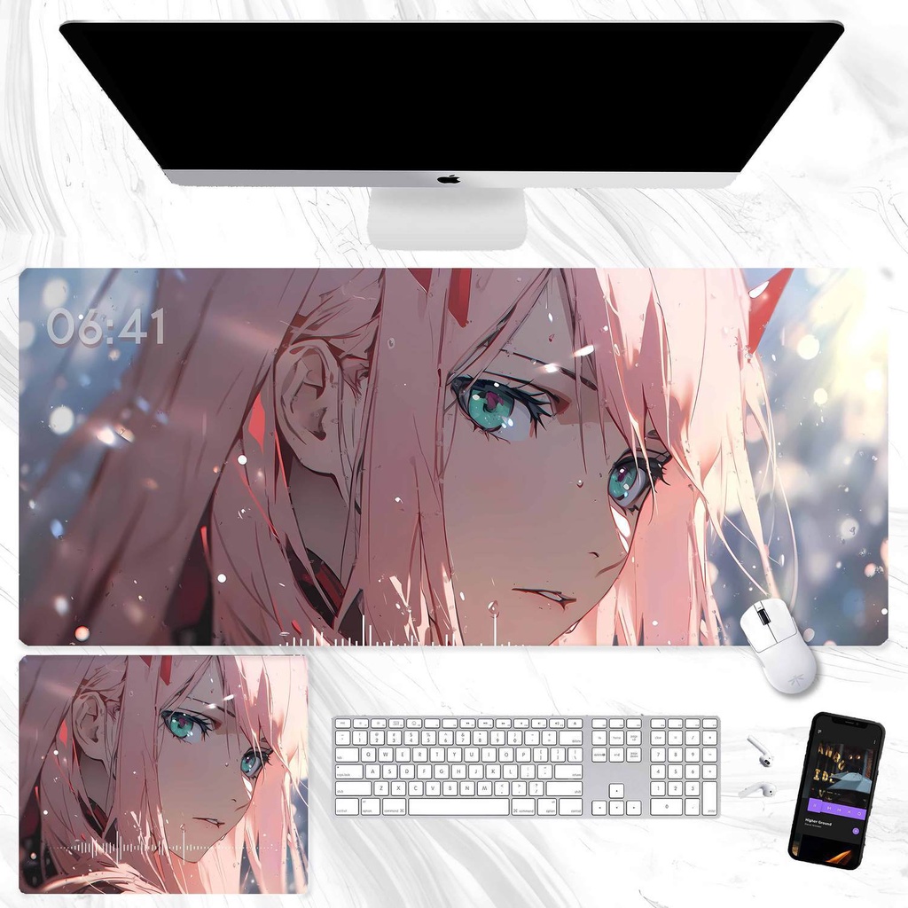Tấm Lót Chuột Và Bàn Phím Cỡ Lớn 02 Hai Chiều Họa Tiết Hoạt Hình anime Dành Cho Nam Nữ