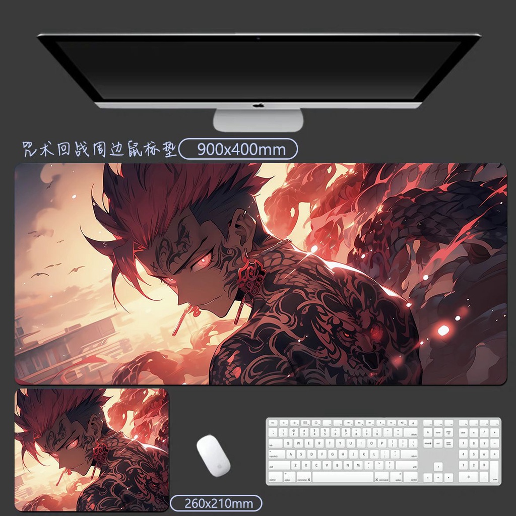 Tấm Lót Chuột Và Bàn Phím Hai Chiều Siêu Lớn In Hình anime