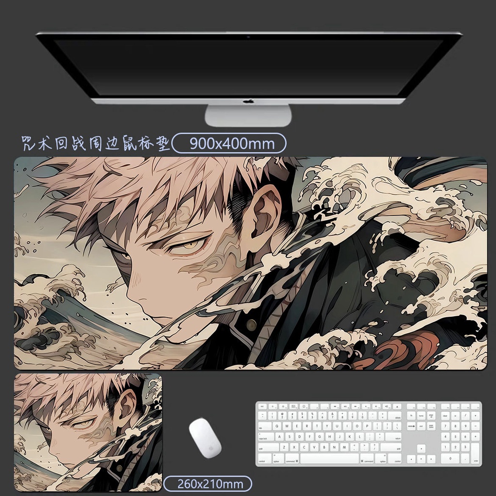 Tấm Lót Chuột Và Bàn Phím Hai Chiều Siêu Lớn In Hình anime