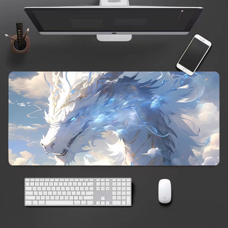 Mới Tấm Lót Chuột Bàn Phím Máy Tính In Hình Rồng Phong Cách Trung Hoa