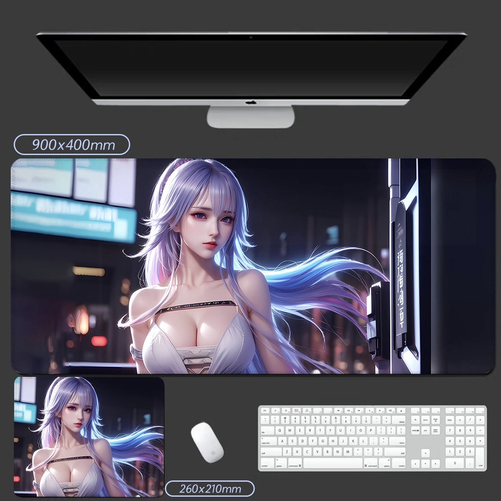 Tấm Lót Chuột Và Bàn Phím Chơi game Hai Chiều In Hình anime Ngoại Cỡ Dành Cho Học Sinh
