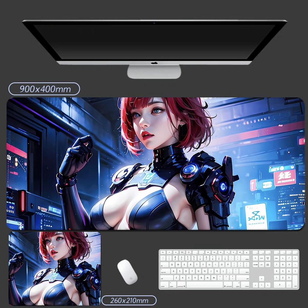 Tấm Lót Chuột Và Bàn Phím Chơi game Hai Chiều In Hình anime Ngoại Cỡ Dành Cho Học Sinh