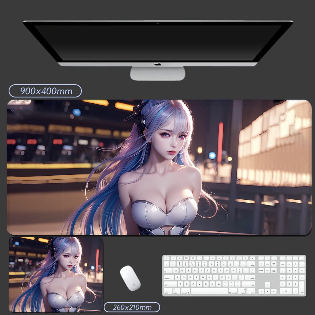 Tấm Lót Chuột Và Bàn Phím Chơi game Hai Chiều In Hình anime Ngoại Cỡ Dành Cho Học Sinh