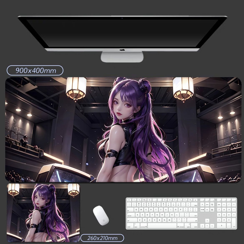 Tấm Lót Chuột Và Bàn Phím Chơi game Hai Chiều In Hình anime Ngoại Cỡ Dành Cho Học Sinh