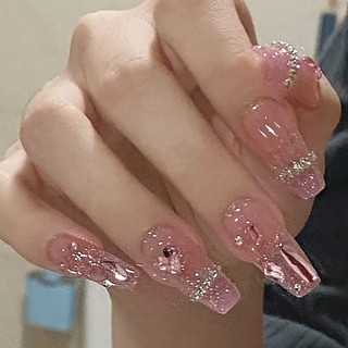 Làm Móng Tay Có Thể Đeo Móng Tay Influencer Cùng Phong Cách Người Mới Đeo Miếng Dán Móng Tay Hoàn Thành Miếng Dán Móng Tay Miếng Dán Móng Tay
