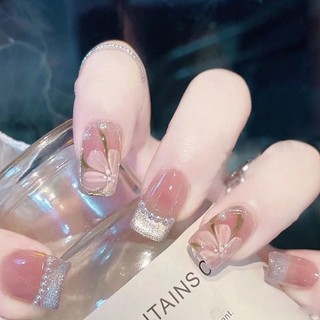 Mùa Thu Đông Phong Cách Mới Miếng Dán Móng Tay Giả Có Thể Tháo Rời Làm Móng Tay Thành Phẩm Có Thể Đeo Móng Tay Có Thể Tái Sử Dụng ins Phong Cách Cao Cấp