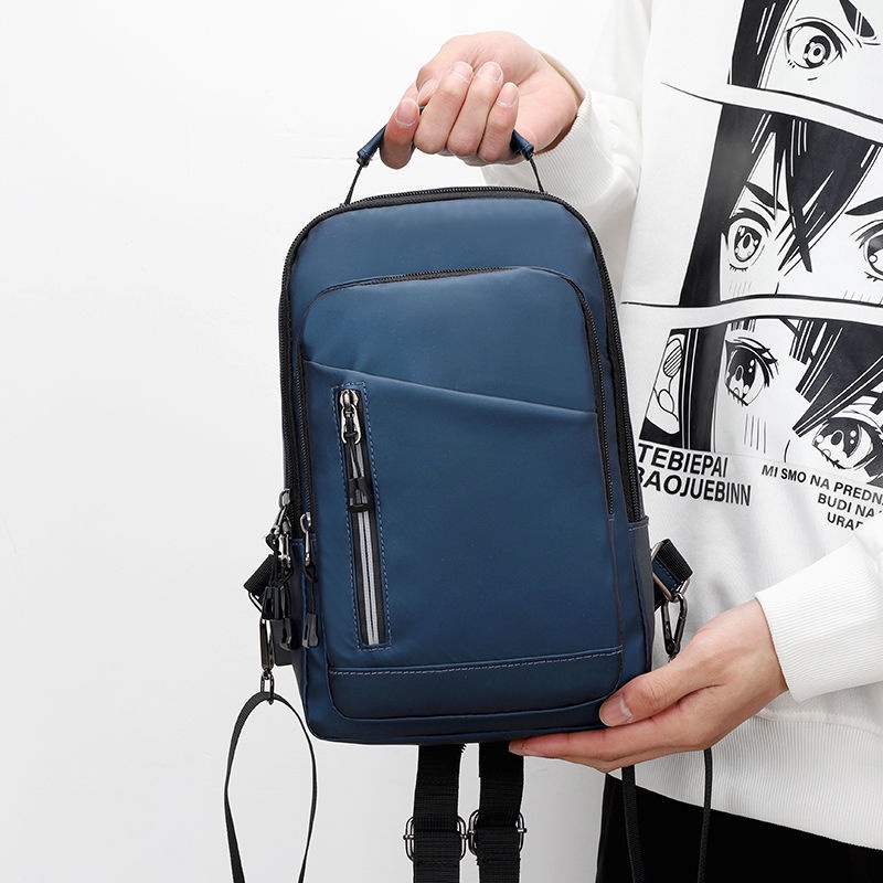 Ba Lô Đeo Chéo Ngực Ba Công Dụng Đa Năng Nhỏ Nhắn Dành Cho Bạn Nam backpa12.18