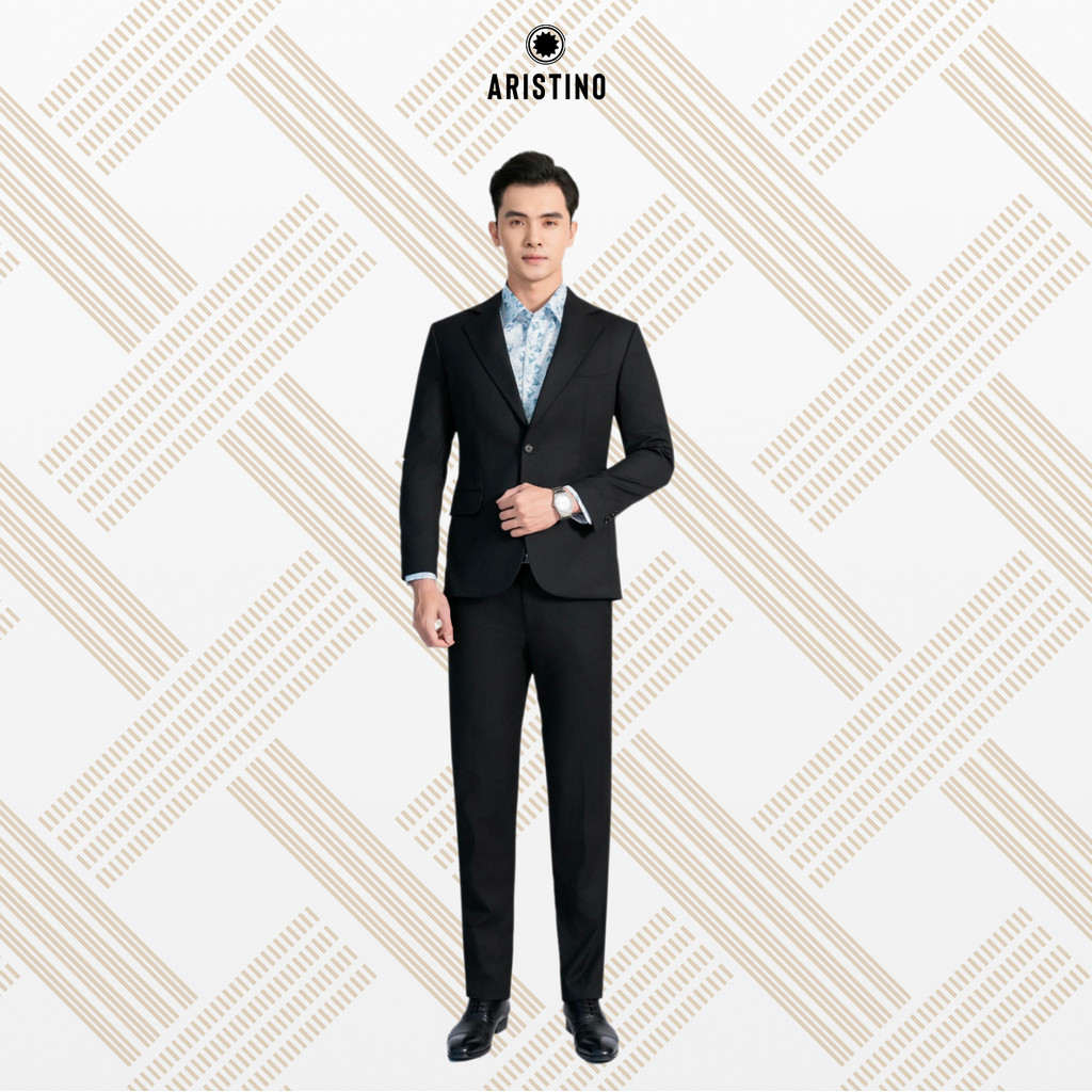 Bộ Suits Nam Aristino áo vest hai lớp lót và quần âu ASU0060Z