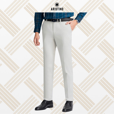 Quần kaki nam ARISTINO cotton thiết kế lịch lãm, trang trọng AKK0090Z