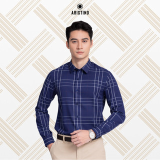 Áo sơ mi nam dài tay ARISTINO dáng Slim fit tôn dáng gọn gàng trẻ trung lịch sự - ALS20902 