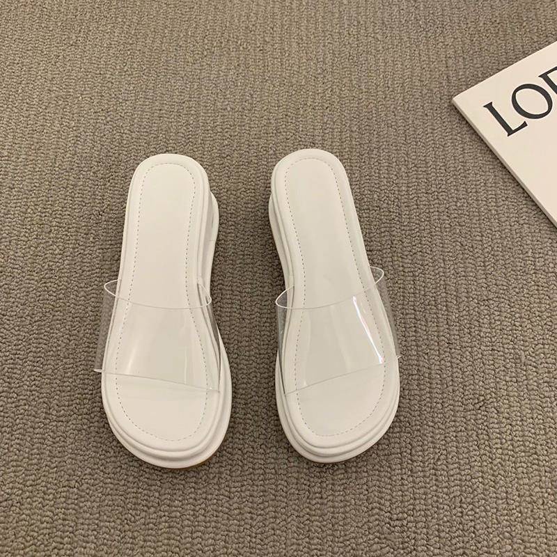 Dép sandal đế dày dép lê trong suốt đế dày mẫu mới