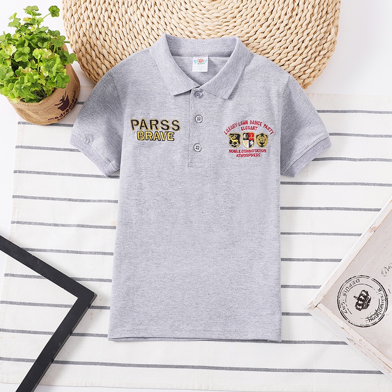 Áo polo Chất Liệu 100% Cotton Cao Cấp Thời Trang Dành Cho Bé Trai