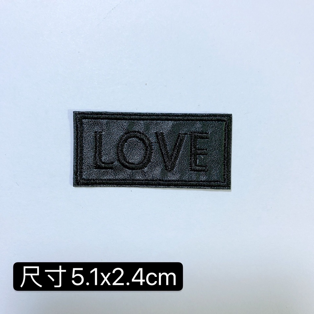 Miếng Da Dán Ủi Lên Ba Lô Và Quần Jean Màu Đen Thêu Họa Tiết Thời Trang DIY