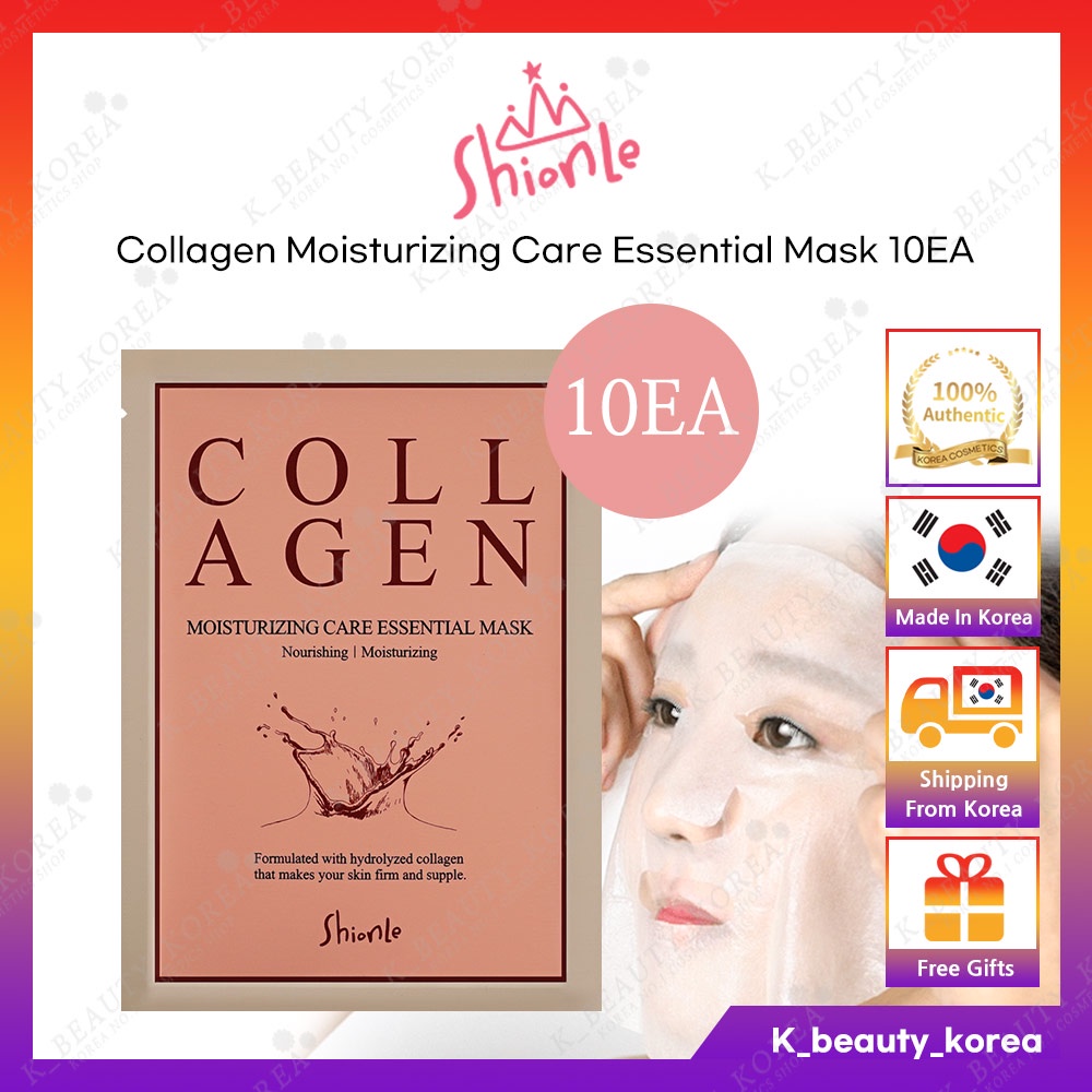 Set 10 Mặt Nạ Collagen Dưỡng Ẩm Chăm Sóc Da