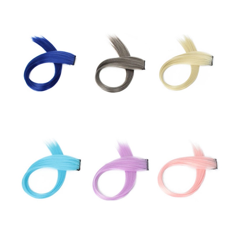 Tóc Giả Dài Thẳng Nhiều Màu Sắc Thời Trang Dành Cho Nữ