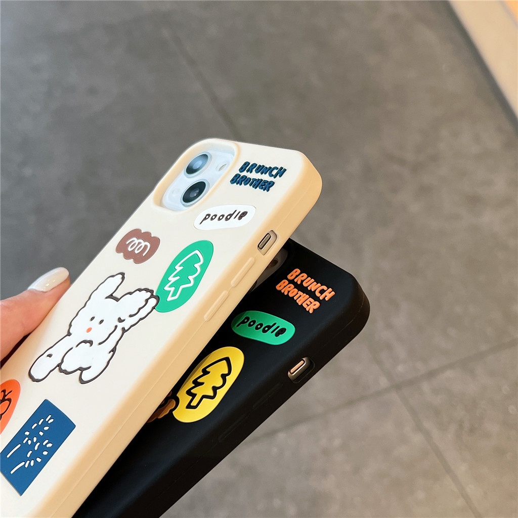 Ốp Điện Thoại Silicone Mềm Ba Chiều Cho iphone Case 14 Pro Max 14 Pro 13 Pro Max 12 Pro Max