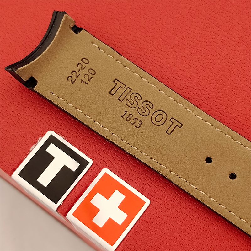 2/26✈Dây Đeo Bằng Da Tissot T035 1853 Kutu T035407Áo Thun In Chữ A T Thời Trang Năng Động035627 Dây Đeo Giao Diện Cong Cho Nam