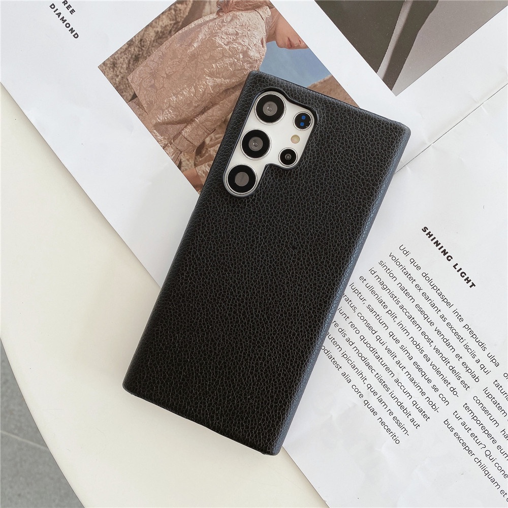 Ốp Điện Thoại Kết Cấu Da Cao Cấp Phong Cách Vintage Cho Samsung Galaxy S23 Ultra S22 Plus S21 S20 Note 20