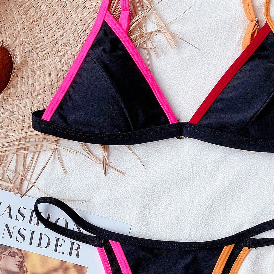 Bộ Đồ Bơi Hai Mảnh Màu Sắc Thời Trang Dành Cho Nữ