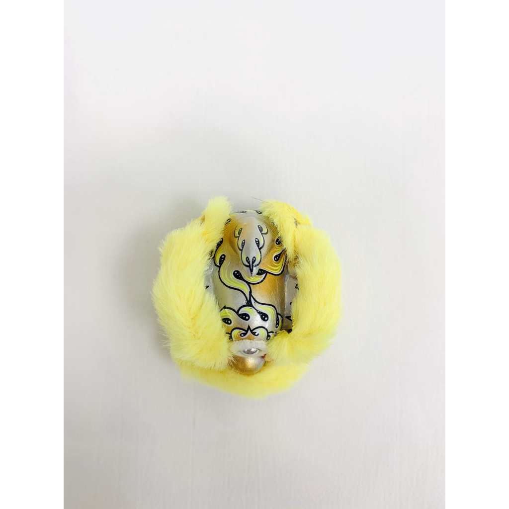 毛毛-将军黄 Móc Khóa Resin Hình Sư Tử Nhảy Múa Thời Trang