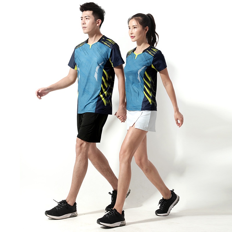 Áo Đồng Phục Bóng Bàn Chạy Bộ / Cầu Lông Nhanh Khô Cho Nam Và Nữ