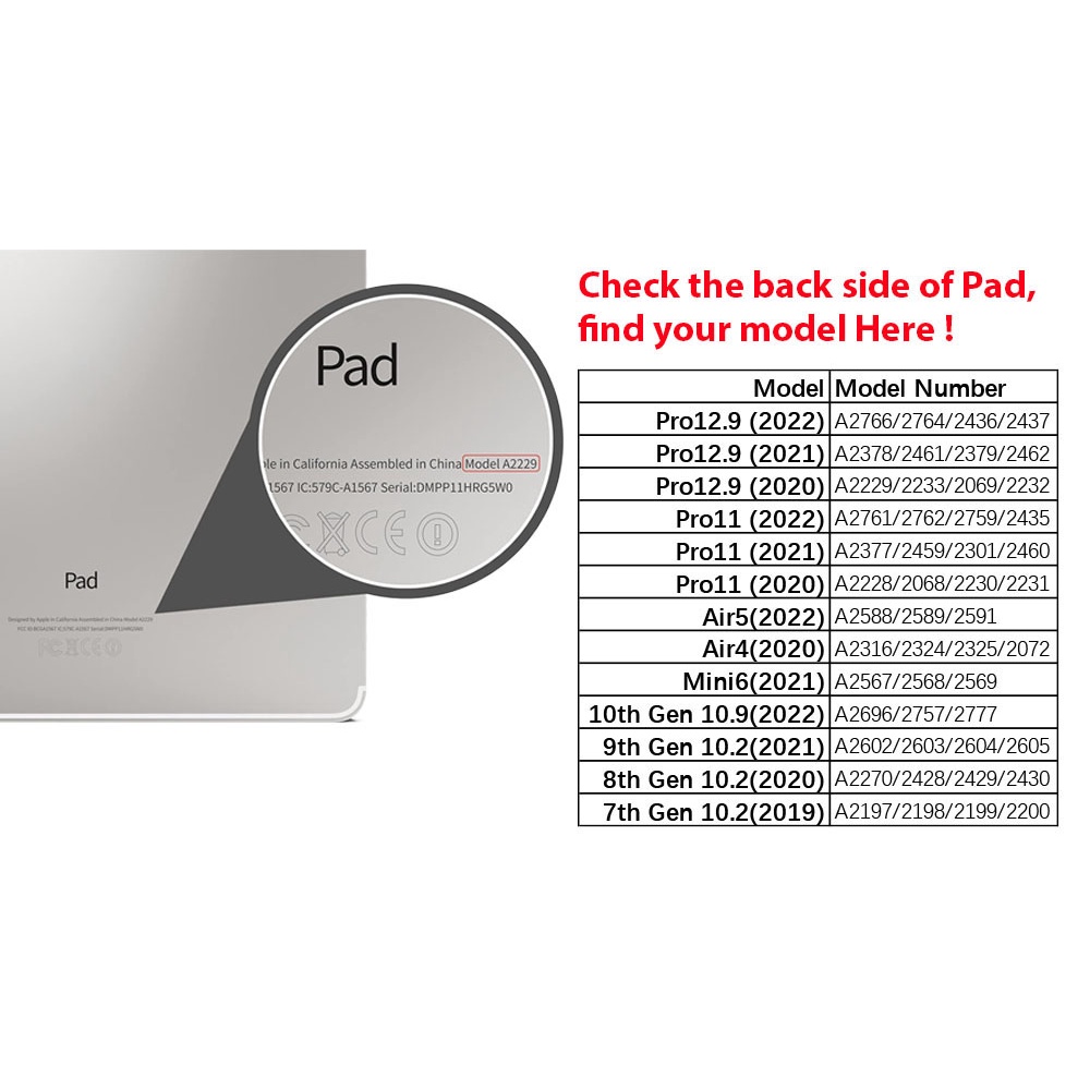 Bao Da Máy Tính Bảng Cứng Màu Pha Lê Cho iPad 10.2 10.9 inch iPad Pro 11 Pro 12.9 Air 5 Air4 Mini 6