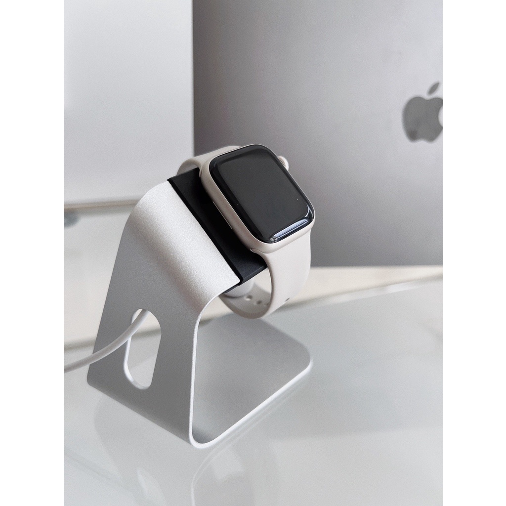 Đế Sạc Đồng Hồ Thông Minh Apple Watch12345678Giá Đỡ Điện Thoại Bằng Kim Loại Để Bàn Tiện Dụng