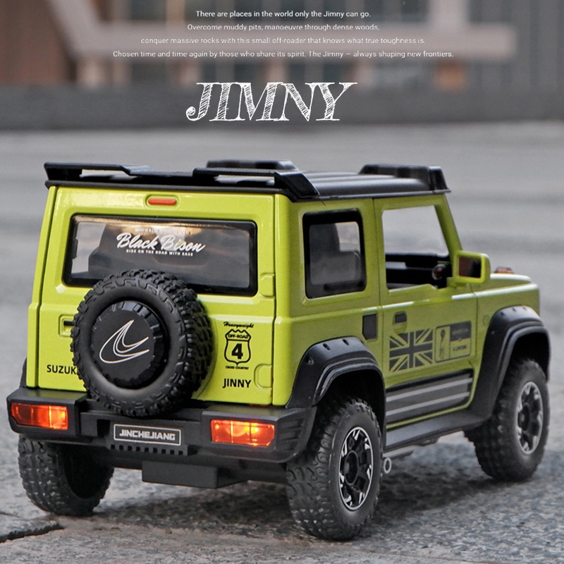 Mô Hình Xe Hơi Suzuki Jimny Bằng Hợp Kim Kẽm Tỉ Lệ 1 / 18