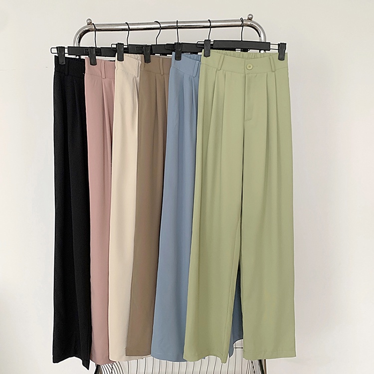 Quần dài NRVP phong cách thể thao đường phố Hàn Quốc thời trang dành cho nữ oversize